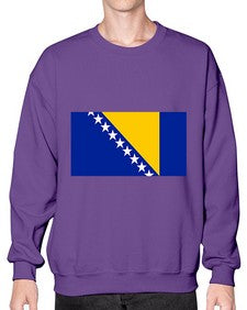 Bosnia and Herzegovina 476# - world flags- Sweatshirt - Crew
