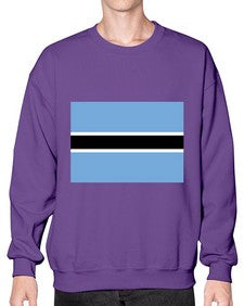 Botswana 482# - world flags- Sweatshirt - Crew