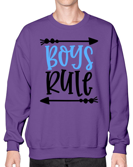 Boys Rule Style 283# - baby- Sweatshirt - Crew