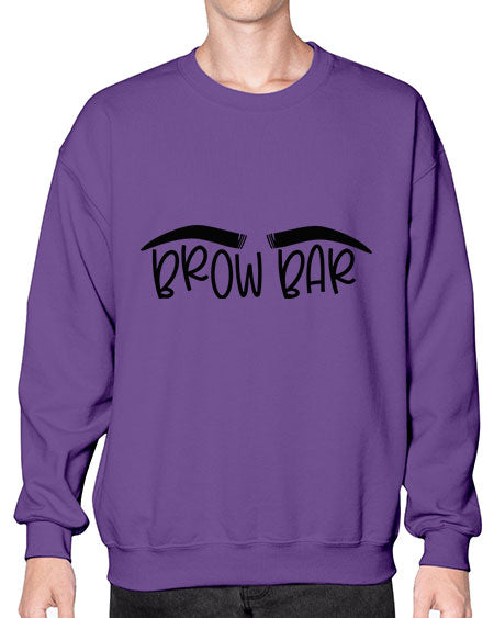 Brown Bar Style 124# -makeup Sweatshirt - Crew