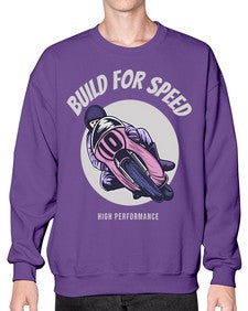 Build for speed 12# - motorcycle- Sweatshirt - Crew