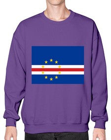 Cabo Verde 525# - world flags- Sweatshirt - Crew