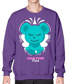 Calm Your Mind 189# - yoga- Sweatshirt - Crew