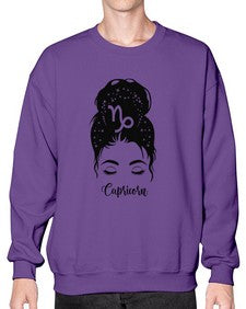 Capricorn Woman - capricorn- Sweatshirt - Crew