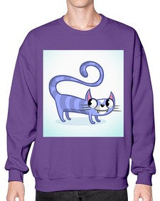 Cat 29# - cartoon animals- Sweatshirt - Crew