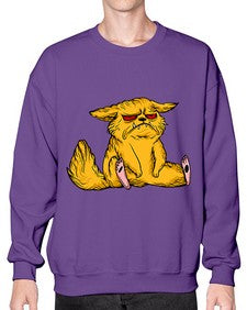 Cat 30# - cartoon animals- Sweatshirt - Crew