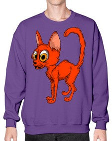 Cat 32# - cartoon animals- Sweatshirt - Crew
