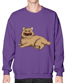 Cat 34# - cartoon animals- Sweatshirt - Crew