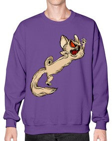 Cat 38# - cartoon animals- Sweatshirt - Crew