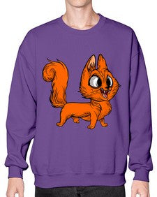 Cat 39# - cartoon animals- Sweatshirt - Crew