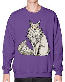 Cat 46# - cartoon animals- Sweatshirt - Crew