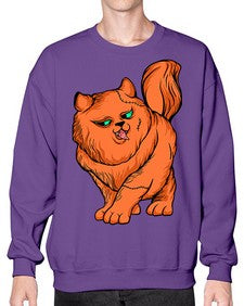 Cat 49# - cartoon animals- Sweatshirt - Crew