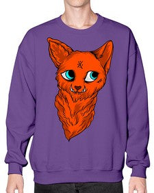 Cat 53# - cartoon animals- Sweatshirt - Crew