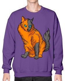 Cat 54# - cartoon animals- Sweatshirt - Crew