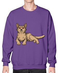 Cat 56# - cartoon animals- Sweatshirt - Crew