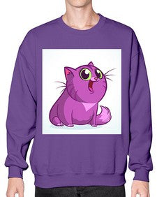 Cat 61# - cartoon animals- Sweatshirt - Crew