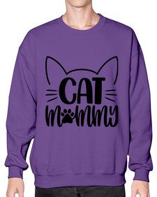 Cat Mommy Style 88# - cats- Sweatshirt - Crew