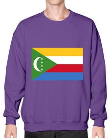 Comoros 612# - world flags- Sweatshirt - Crew