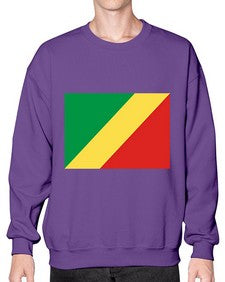 Congo Republic of the 614# - world flags- Sweatshirt - Crew