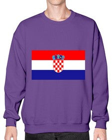 Croatia 633# - world flags- Sweatshirt - Crew