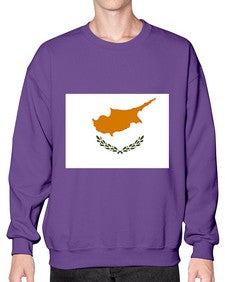 Cyprus 636# - world flags- Sweatshirt - Crew