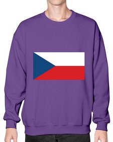 Czechia 637# - world flags- Sweatshirt - Crew