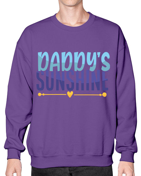 Daddys Sunshine Style 69# - baby- Sweatshirt - Crew