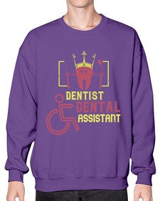 Dentist dental assistant Style 113# - dentist- Sweatshirt - Crew