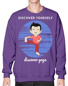Discover Yourself Discover Yoga 199# - yoga- Sweatshirt - Crew
