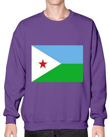Djibouti 670# - world flags- Sweatshirt - Crew