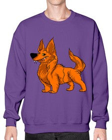 Dog 110# - cartoon animals- Sweatshirt - Crew