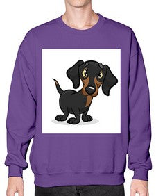 Dog 85# - cartoon animals- Sweatshirt - Crew