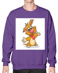Dog 86# - cartoon animals- Sweatshirt - Crew