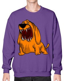 Dog 90# - cartoon animals- Sweatshirt - Crew