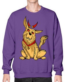 Dog 91# - cartoon animals- Sweatshirt - Crew