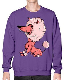Dog 92# - cartoon animals- Sweatshirt - Crew