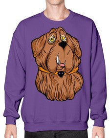Dog 94# - cartoon animals- Sweatshirt - Crew
