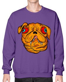 Dog 95# - cartoon animals- Sweatshirt - Crew