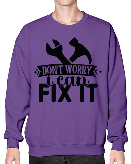 Dont Worry I Can Fix It 723# - nail tech- Sweatshirt - Crew