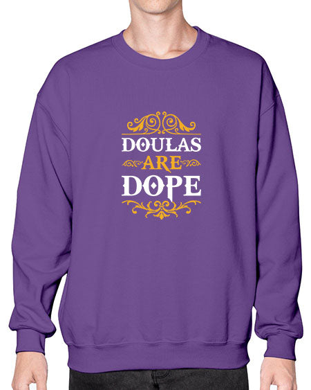 Doulagiftsdoulasaredopetshirt726# - doubla- Sweatshirt - Crew