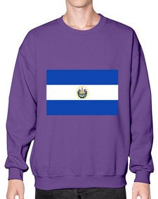 El Salvador 710# - world flags- Sweatshirt - Crew