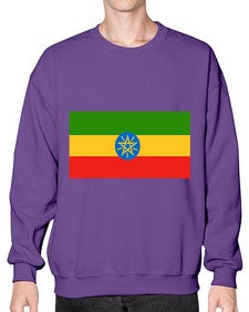 Ethiopia 715# - world flags- Sweatshirt - Crew