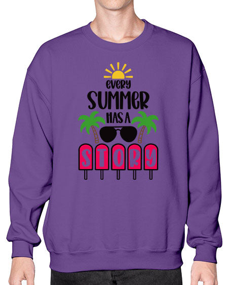 Every Summer Has A Story Style 46# - summer- Sweatshirt - Crew