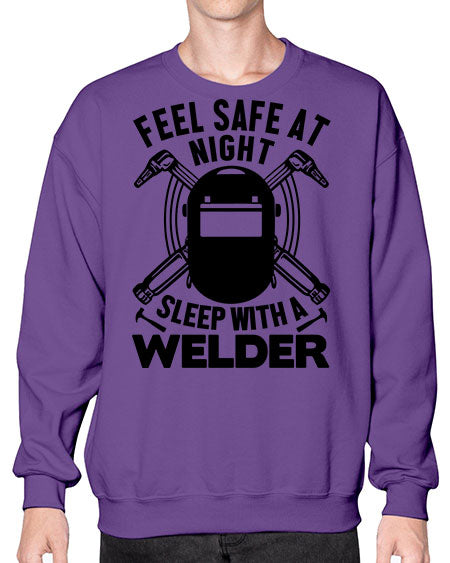 Feel safe at night Style 777# - welder- Sweatshirt - Crew