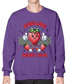 Feeling Berry Good Strawberry 964# - strawberry- Sweatshirt - Crew