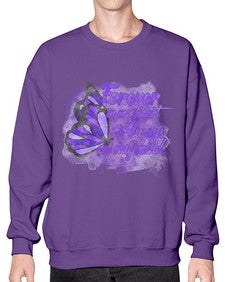 Forever In My Hear Alzheimer 149# - alzheimers- Sweatshirt - Crew
