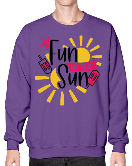 Fun In The Sun Style 45# - summer- Sweatshirt - Crew