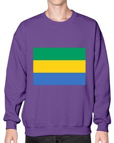 Gabon 754# - world flags- Sweatshirt - Crew