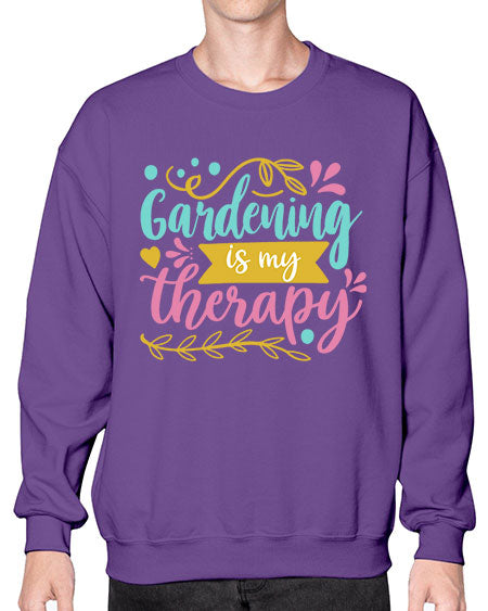Gardening is my therapy Style 66# - summer- Sweatshirt - Crew