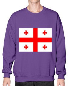 Georgia 759# - world flags- Sweatshirt - Crew